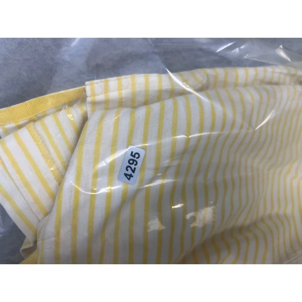 Polo Golf Ralph‎ Lauren Shirt Mens L Yellow Stripe Short Sleeve Preppy Casual